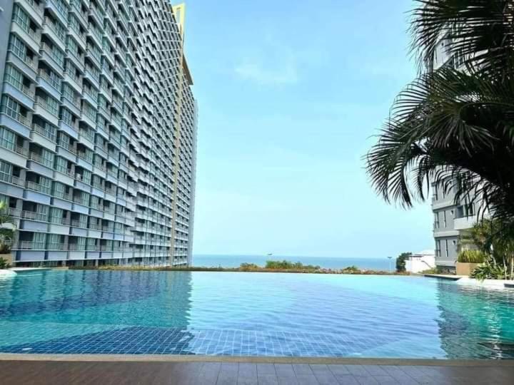 Apartamento 2 ห้องนอน 2 ห้องน้ำ Seaview Jomtien ชั้น18 Exterior foto