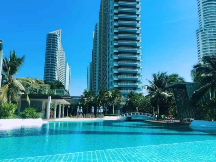 Apartamento 2 ห้องนอน 2 ห้องน้ำ Seaview Jomtien ชั้น18 Exterior foto