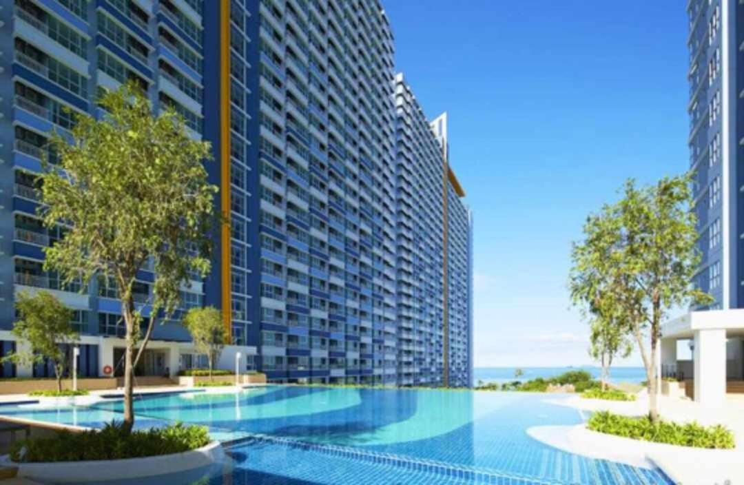 Apartamento 2 ห้องนอน 2 ห้องน้ำ Seaview Jomtien ชั้น18 Exterior foto